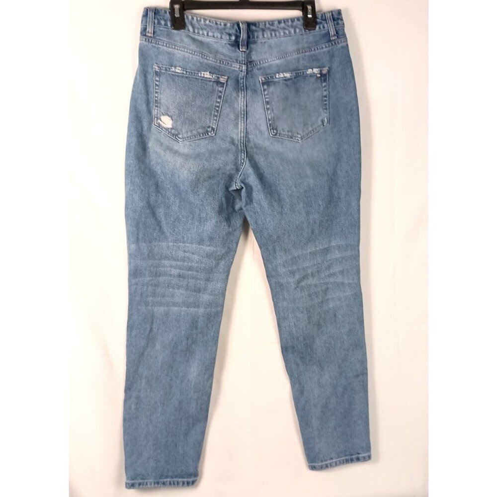 Altar'd State Mica Denim Distressed High Rise Loose Jeans Women 31 Cotton - Picture 2 of 7